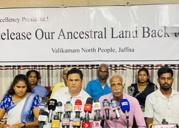 வலி வடக்கில் இராணுவ கட்டுப்பாட்டில் உள்ள காணிகளை விடுவிக்க ஜனாதிபதியிடம் கோரிக்கை