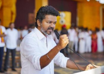 விஜயின் தேர்தல் பிரசார மேடையில் ஈழத்தமிழர் விவகாரம்! மோடி தரப்புக்கு கடும் விமர்சனம்