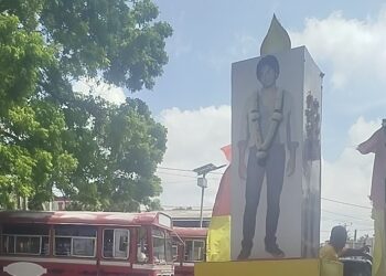 பருத்தித்துறையில் தியாக தீபம் திலீபனின் ஊர்தி முன்னால் பட்டாசு கொழுத்திய இளைஞர் கைது!