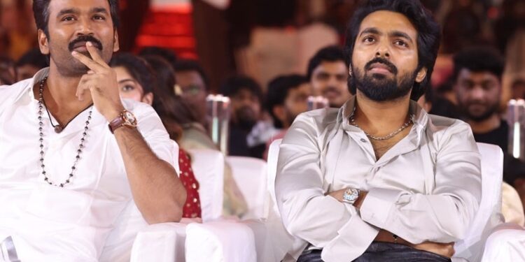 தனுஷ் நடிக்கும் ‘இட்லி கடை’ படத்தின் இசை வெளியீடு