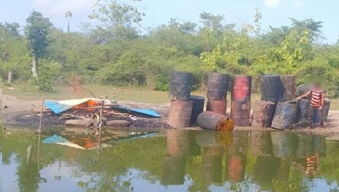 மட்டக்களப்பு தாந்தாமலையில் கோடா பரல்களுடன் ஒருவர் கைது