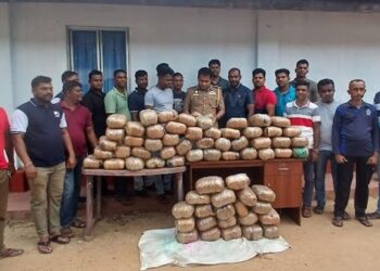 கிளிநொச்சியில் 131 கிலோ கேரளா கஞ்சா மீட்பு!