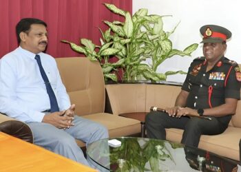 யாழ். அரச அதிபருடன் புதிய கட்டளைத்தளபதி கலந்துரையாடல் 