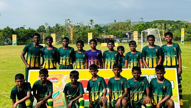 14 வயதிற்குட்பட்டோருக்கான தேசிய மட்ட காற்பந்தாட்ட இறுதிப் போட்டிக்கு யாழ். சென் பற்றிக்ஸ் கல்லூரி தகுதி