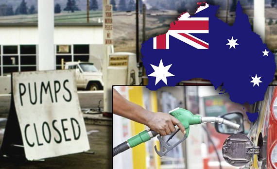 அவுஸ்திரேலியாவில் நூற்றுக்கணக்கான எரிபொருள் நிலையங்களுக்கு பூட்டு