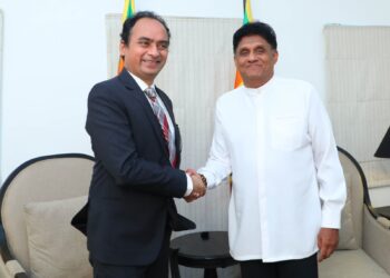 இந்திய பிரதி உயர்ஸ்தானிகர் கலாநிதி சத்தியஞ்சல் பாண்டே – எதிர்க்கட்சித் தலைவர் சஜித் பிரேமதாச சந்திப்பு