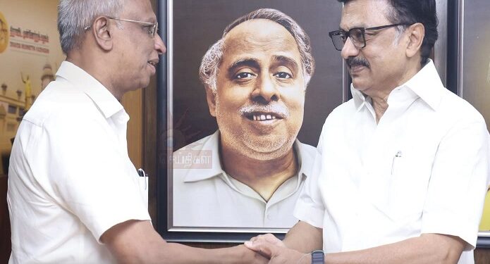 மு.க.ஸ்டாலினை சந்தித்தார் எம்.ஏ. சுமந்திரன்   