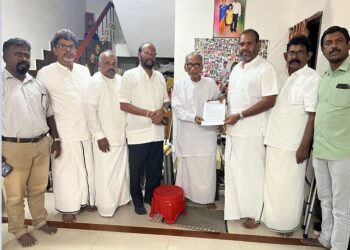 பழ.நெடுமாறனை சந்தித்தனர் தமிழ் தேசிய பேரவையினர் 