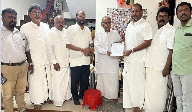 பழ.நெடுமாறனை சந்தித்தனர் தமிழ் தேசிய பேரவையினர் 