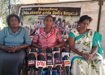 காணிகளை விடுவிக்க வலியுறுத்தி 37வது நாளாகவும் கேப்பாப்பிலவில் இன்று போராட்டம்