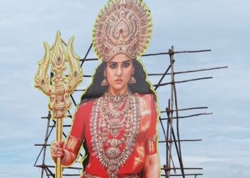 நடிகை நயன்தாராவுக்கு 60 அடி உயர கட் அவுட்!