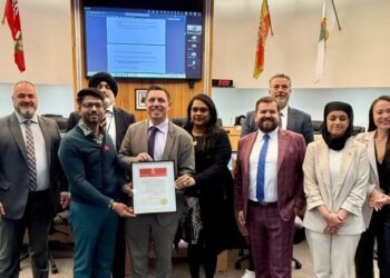 புலிக்கொடியை அங்கீகரித்தது பிரம்டன்