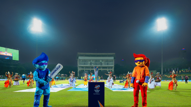 கண்டிய நடனத்துடன் ரி20 உலகக் கிண்ணம் பல்லேகலை சர்வதேச அரங்கில் காட்சிப்படுத்தப்பட்டது