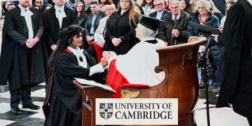 சிறையில் பிறந்து கேம்பிரிட்ஜ் பல்கலைக்கழகத்தின் விரிவுரையாளராகிய ஈழத்தமிழ்ப் பெண் – கிளிநொச்சியின் பெருமைமிகு பிள்ளை