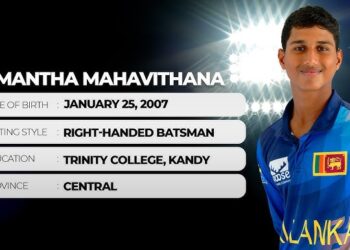 திரித்துவ கல்லூரிக்கான சாதனையை 19 வயதின்கீழ் இலங்கை வீரர் திமன்த மஹாவித்தான நிலைநாட்டினார்