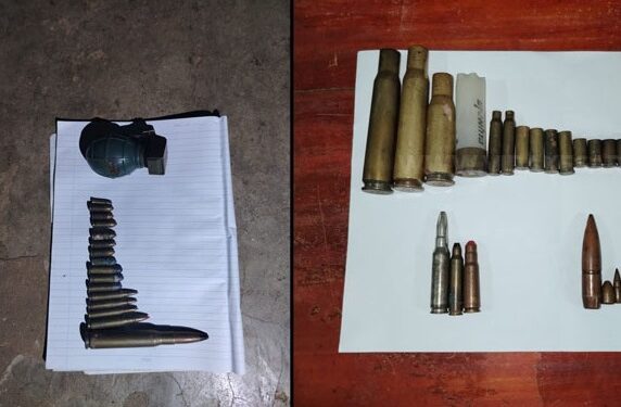 கைக்குண்டு, தோட்டாக்களுடன் முன்னாள் இராணுவ சிப்பாய் கைது