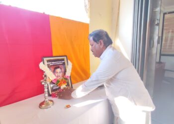 பாராளுமன்ற உறுப்பினர் துரைராசா ரவிகரனின் மக்கள் தொடர்பகத்தில் அன்னை பூபதியின் 38ஆம் ஆண்டு நினைவேந்தல் அனுஷ்டிப்பு