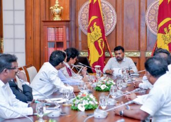  மனோ கணேசன் தலைமையில் தமிழ் முற்போக்குக் கூட்டணியினர் ஜனாதிபதியை சந்தித்தனர்