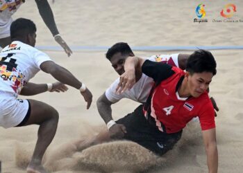 ஆறாவது ஆசிய கடற்கரை விளையாட்டு விழா: ஆண்கள் கபடி போட்டியில் தாய்லாந்தை வீழ்த்தியது இலங்கை