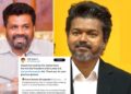 ஜனாதிபதி அநுரவின் வாழ்த்துச் செய்திக்கு தமிழக முதலமைச்சர் விஜய் நன்றி தெரிவிப்பு