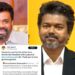 ஜனாதிபதி அநுரவின் வாழ்த்துச் செய்திக்கு தமிழக முதலமைச்சர் விஜய் நன்றி தெரிவிப்பு