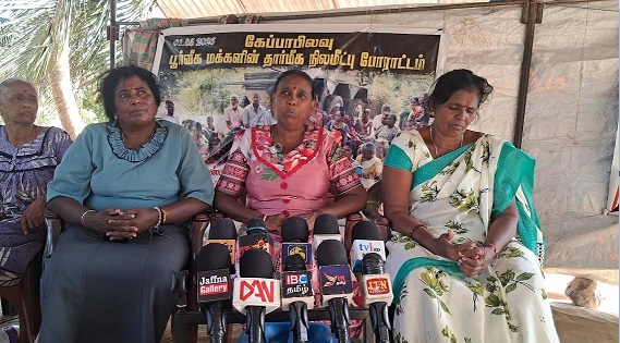 காணிகளை விடுவிக்க வலியுறுத்தி 37வது நாளாகவும் கேப்பாப்பிலவில் இன்று போராட்டம்