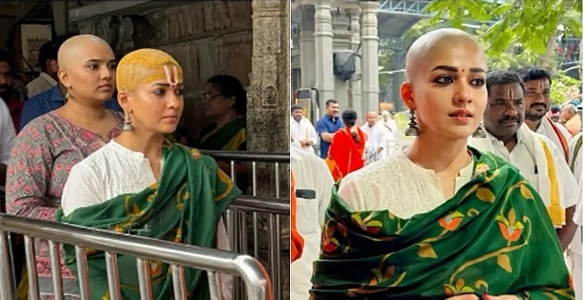 நடிகை நயன்தாரா மொட்டை அடித்ததாகப் பரவும் புகைப்படம் உண்மையா?