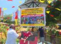 யாழ். நல்லூரில் திலீபன் நினைவிடத்தில் சிலையின்றி தொடரும் அஞ்சலி!
