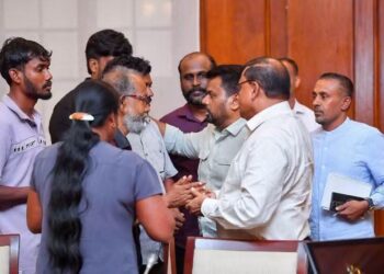 ஜனாதிபதியை சந்தித்த அனோஜனின் குடும்பத்தினர்