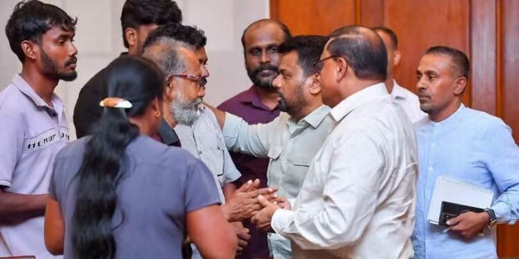 ஜனாதிபதியை சந்தித்த அனோஜனின் குடும்பத்தினர்